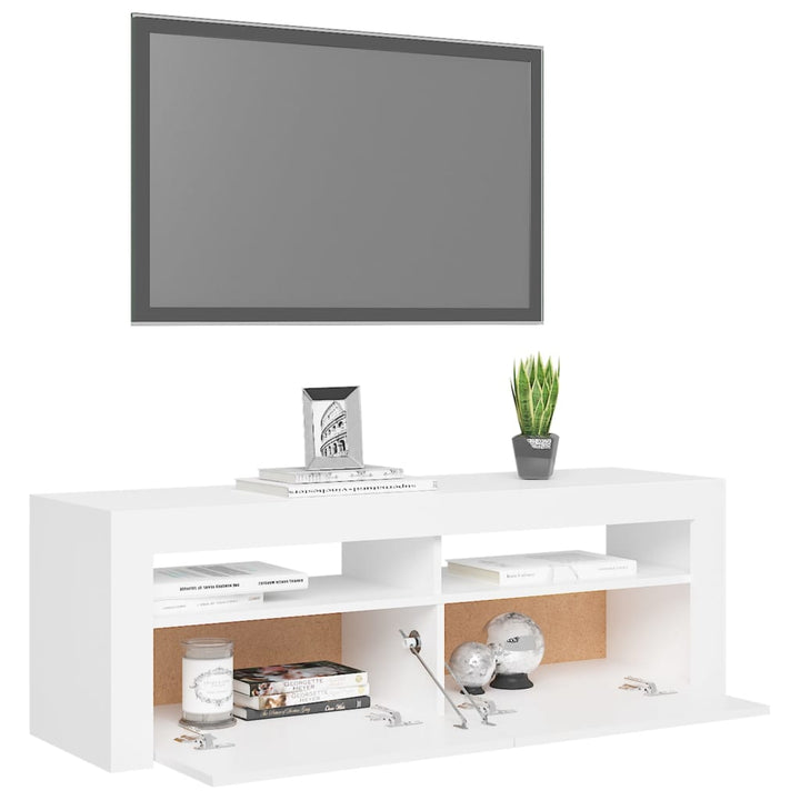 Tv-Schrank Mit Led-Leuchten 120X35X40 Cm