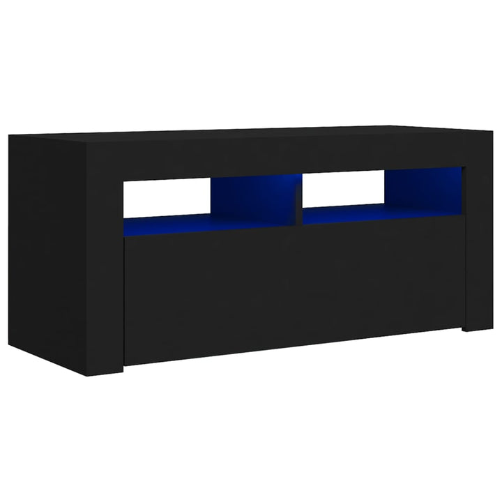 Tv-Schrank Mit Led-Beleuchtung 90X35X40 Cm