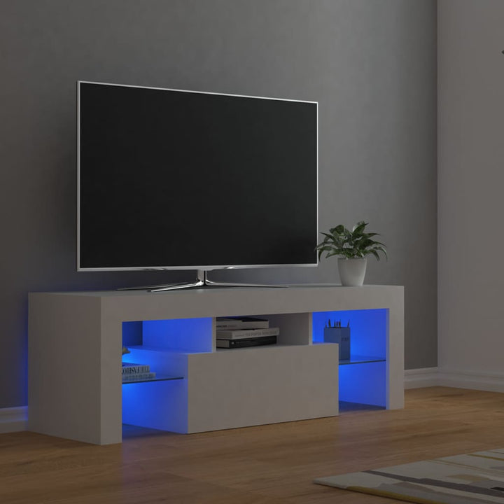 Tv-Schrank Mit Led-Leuchten 120X35X40 Cm