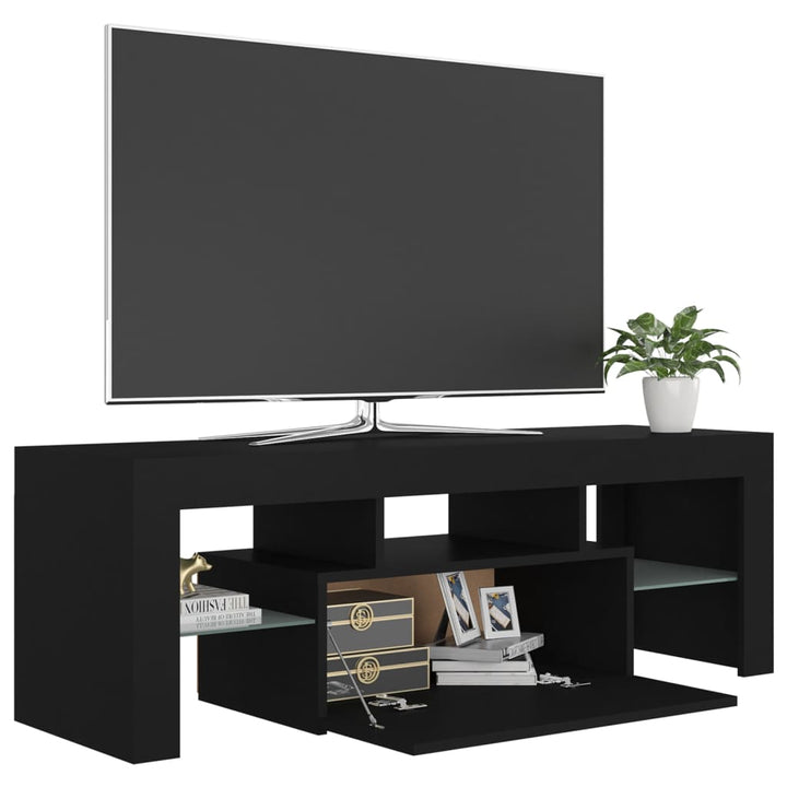 Tv-Schrank Mit Led-Leuchten 120X35X40 Cm