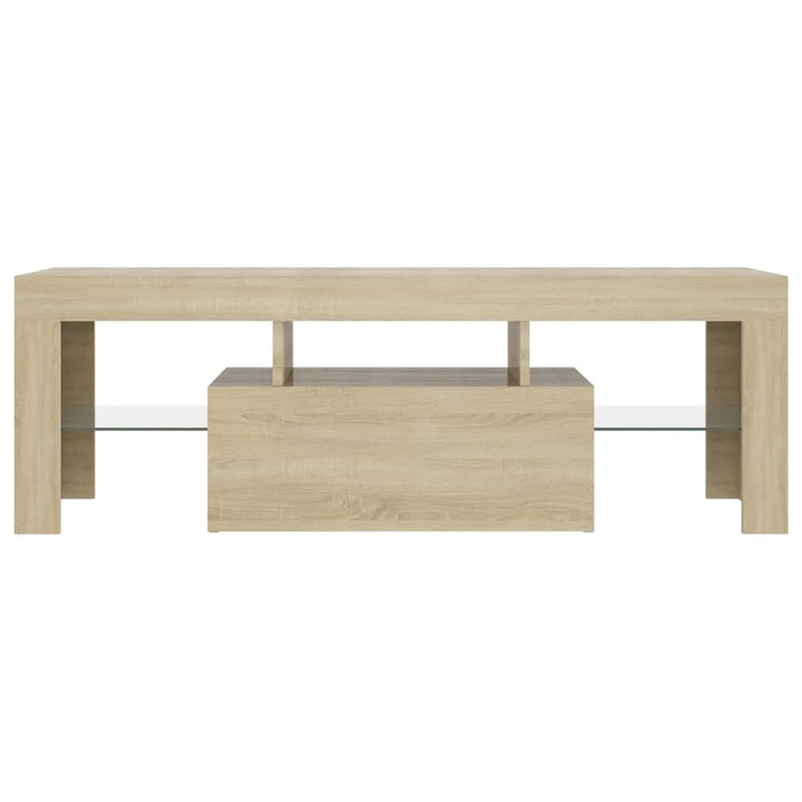 Tv-Schrank Mit Led-Leuchten Sonoma-Eiche 120X35X40 Cm