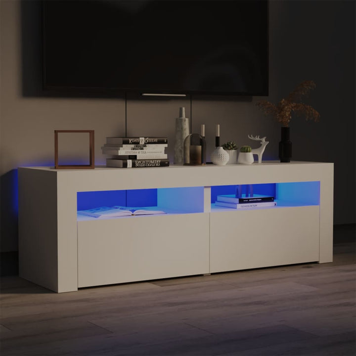 Tv-Schrank Mit Led-Leuchten 120X35X40 Cm