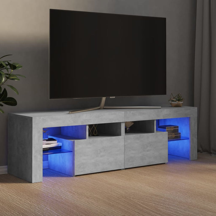 Tv-Schrank Mit Led-Beleuchtung 140X36,5X40 Cm