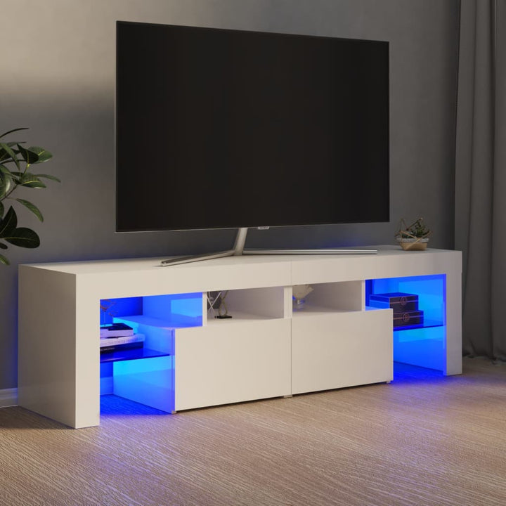 Tv-Schrank Mit Led-Beleuchtung 140X36,5X40 Cm