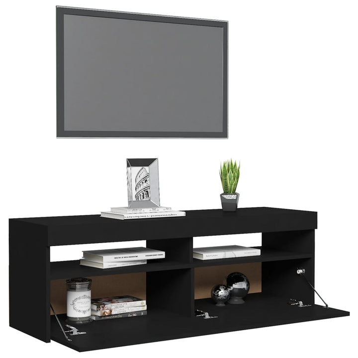 Tv-Schrank Mit Led-Leuchten 120X35X40 Cm