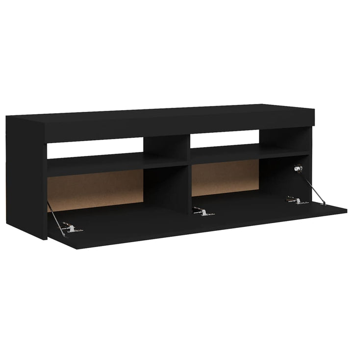 Tv-Schrank Mit Led-Leuchten 120X35X40 Cm