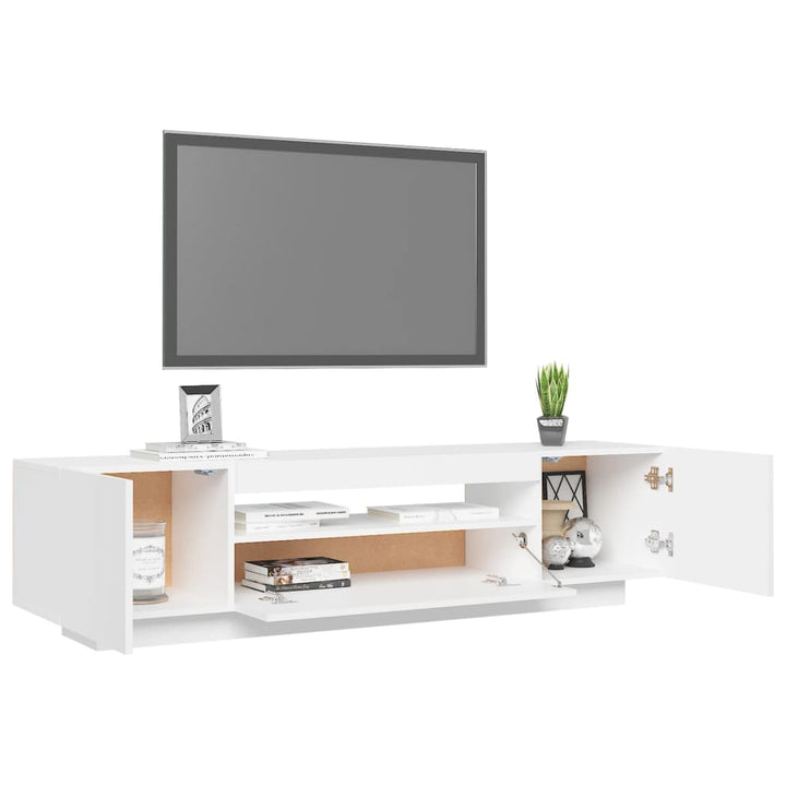 Tv-Schrank Mit Led-Leuchten 160X35X40 Cm