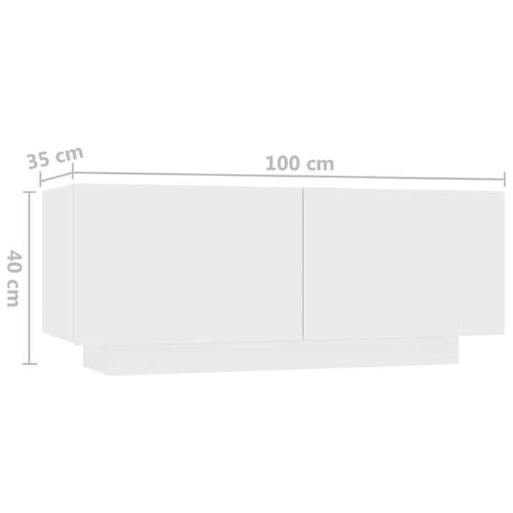 Tv-Schrank 100X35X40 Cm Holzwerkstoff