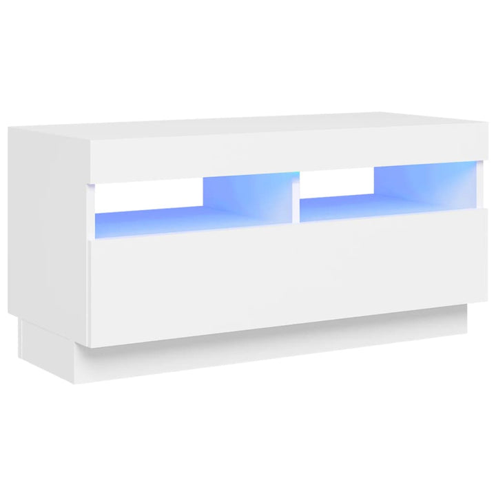 Tv-Schrank Mit Led-Leuchten 80X35X40 Cm