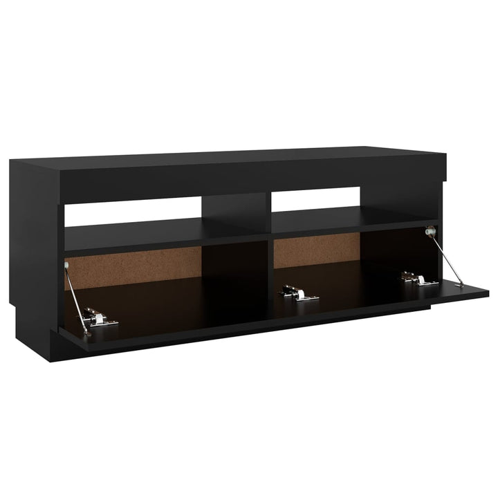 Tv-Schrank Mit Led-Leuchten 100X35X40 Cm