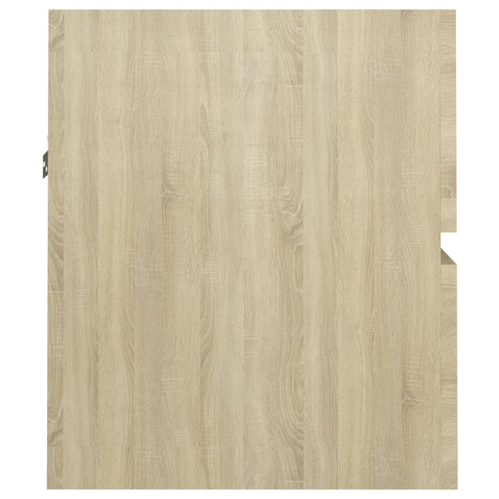 Waschbeckenunterschrank Sonoma-Eiche 41X38,5X45Cm Holzwerkstoff