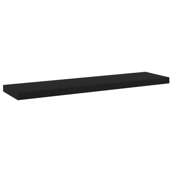 Bücherregal-Bretter 8 Stk. 40X10X1,5 Cm Holzwerkstoff Schwarz