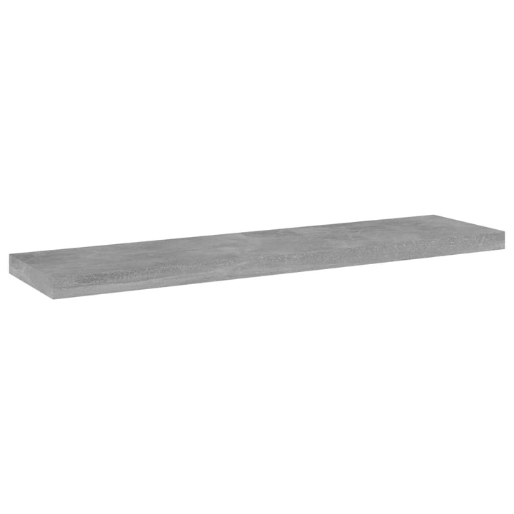 Bücherregal-Bretter 4 Stk. 40X10X1,5 Cm Holzwerkstoff Betongrau