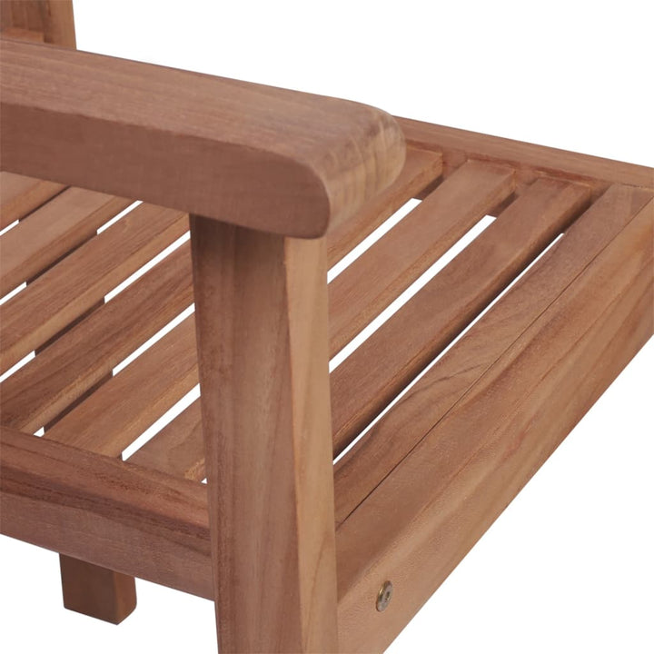 Gartenstühle 2 Stk. Mit Kissen Massivholz Teak