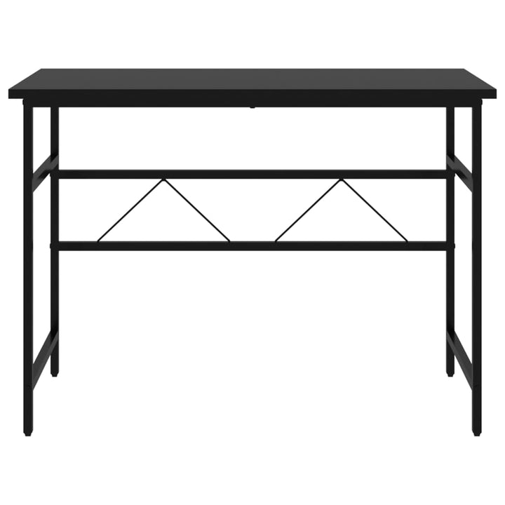 Computertisch 105X55X72 Cm Mdf Und Metall