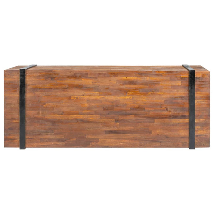 Couchtisch 110X45X38 Cm Teak Massivholz