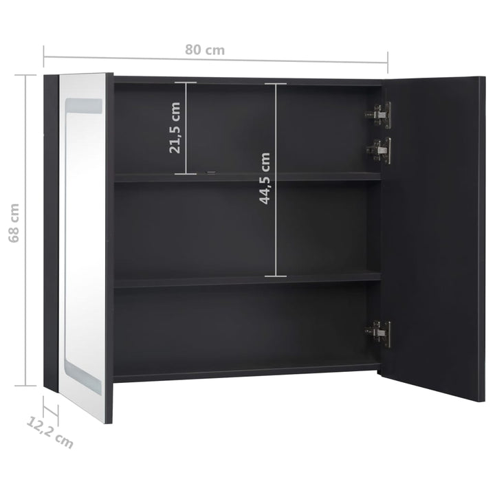 Led-Spiegelschrank Fürs Bad 80X12,2X68 Cm