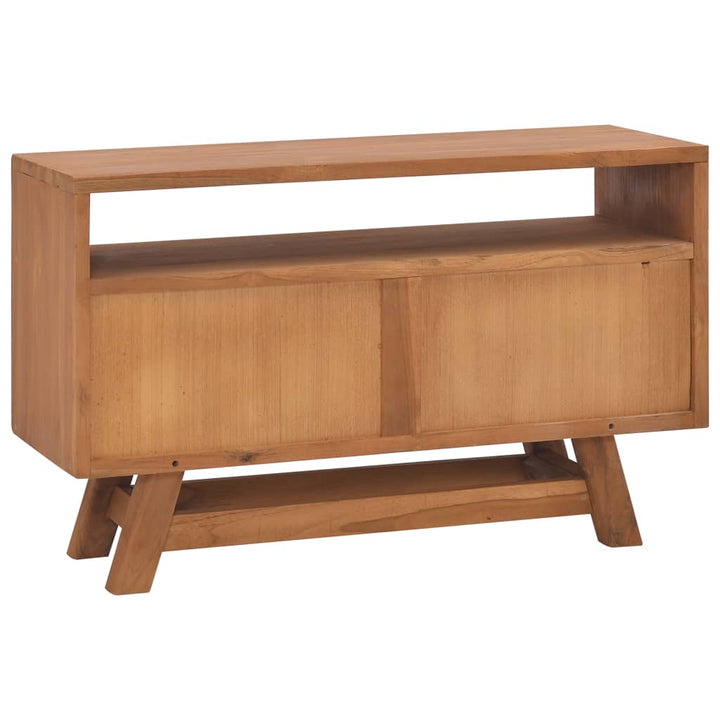 Tv-Schrank 80X30X50 Cm Massivholz Teak