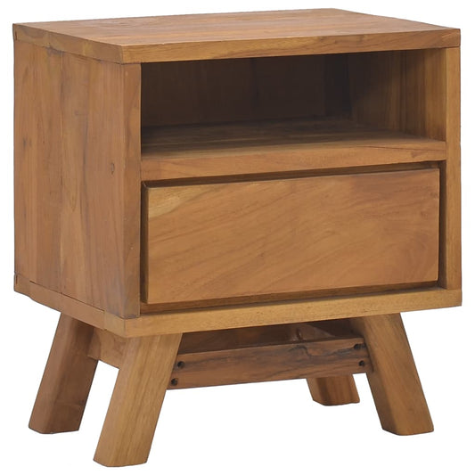 Nachttisch 40X30X45 Cm Teak Massivholz