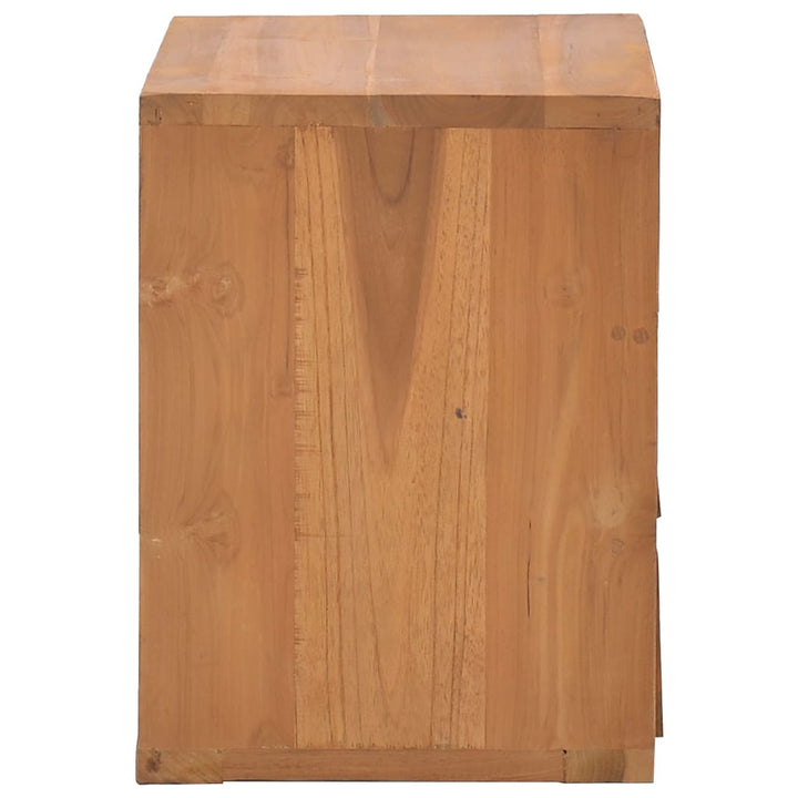 Nachttisch 40X30X40 Cm Teak Massivholz