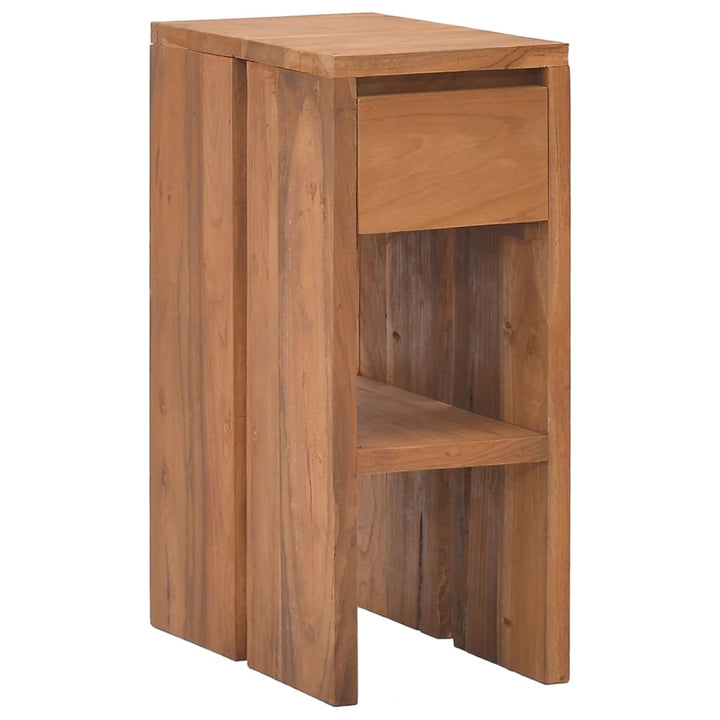 Nachttisch 20X35X50 Cm Teak Massivholz