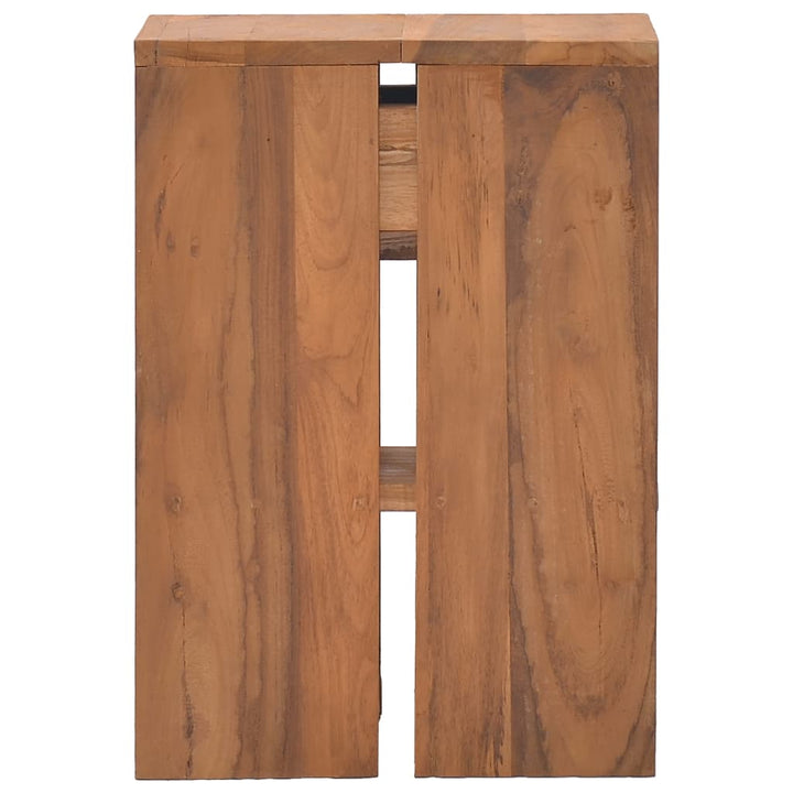 Nachttisch 20X35X50 Cm Teak Massivholz