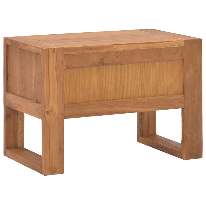 Nachttisch 50X30X35 Cm Teak Massivholz