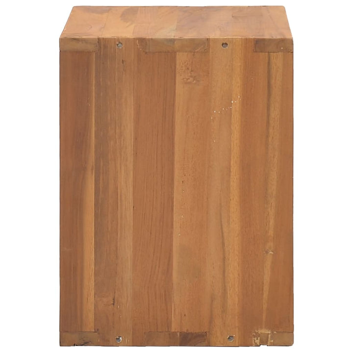 Nachttisch 40X30X40 Cm Teak Massivholz