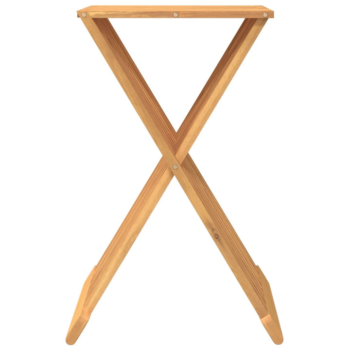 Klapphocker 40X32,5X70 Cm Massivholz Teak