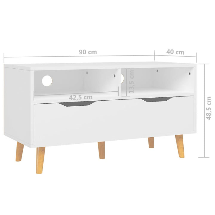 Tv-Schrank 90X40X48,5 Cm Holzwerkstoff