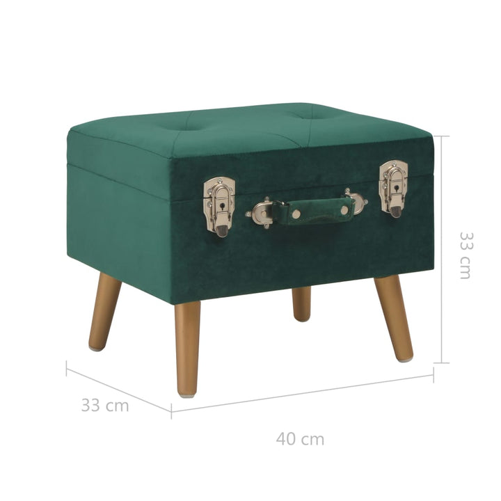 Hocker Mit Stauraum 40 Cm Samt