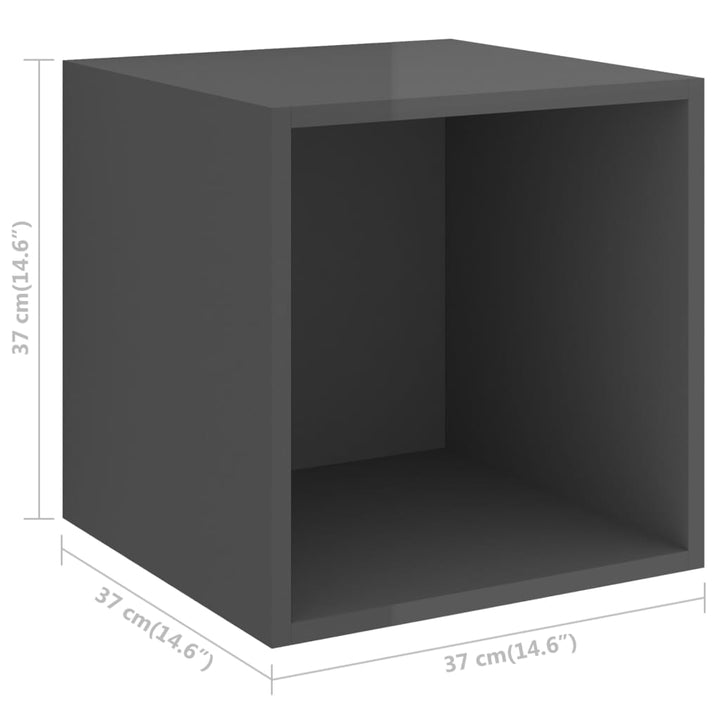 Wandschrank 37X37X37 Cm Holzwerkstoff