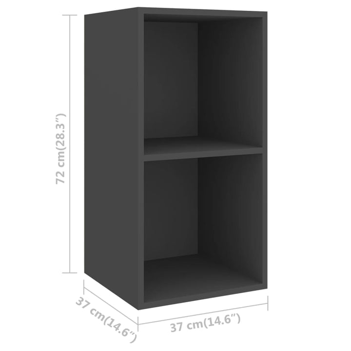 Tv-Wandschrank 37X37X Holzwerkstoff