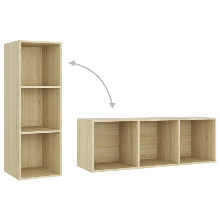 Tv-Schrank Sonoma-Eiche 107X35X Holzwerkstoff Sonoma Eiche