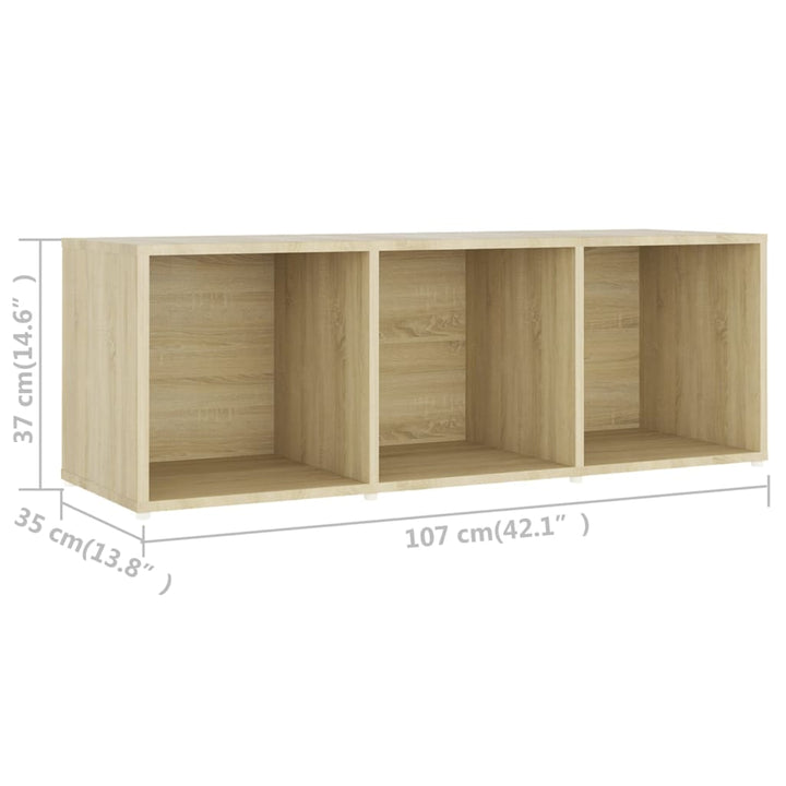 Tv-Schrank Sonoma-Eiche 107X35X Holzwerkstoff Sonoma Eiche