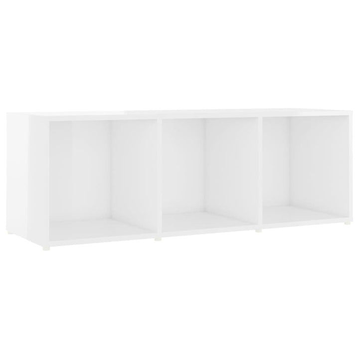 Tv-Schrank 107X35X Holzwerkstoff Hochglanz-Weiß