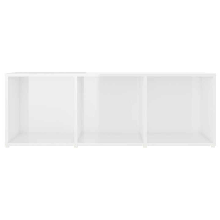 Tv-Schrank 107X35X Holzwerkstoff Hochglanz-Weiß