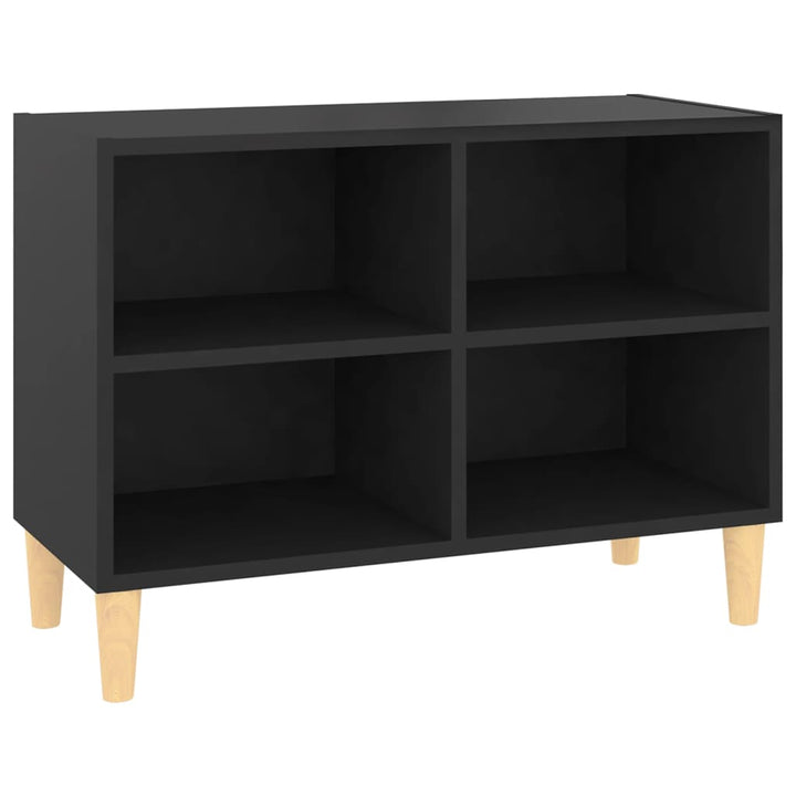 Tv-Schrank Mit Massivholz-Beinen 69,5X30X50 Cm