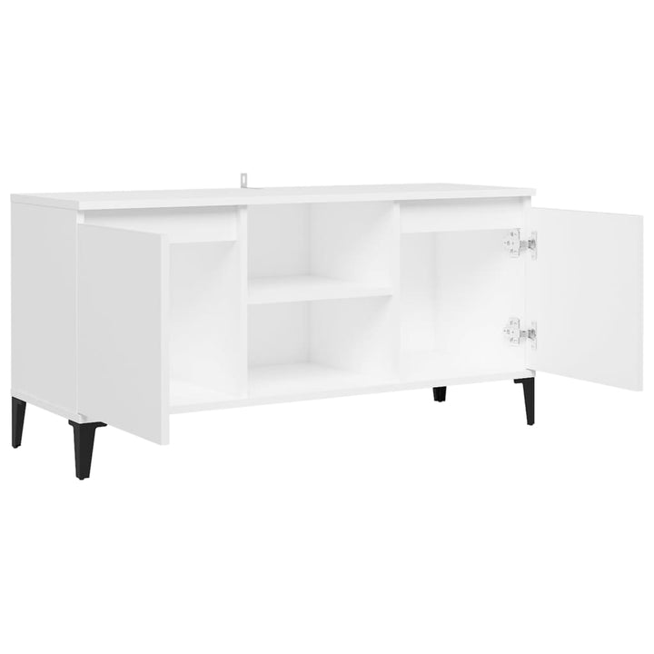 Tv-Schrank Mit Metallbeinen 103,5X35X50 Cm