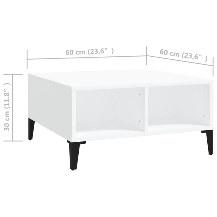 Couchtisch 60X60X30 Cm Holzwerkstoff