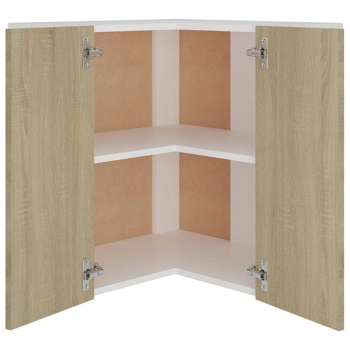 Eckhängeschrank Sonoma-Eiche 57X57X60 Cm Holzwerkstoff Sonoma Eiche