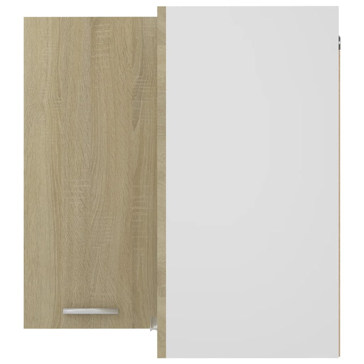 Eckhängeschrank Sonoma-Eiche 57X57X60 Cm Holzwerkstoff Sonoma Eiche