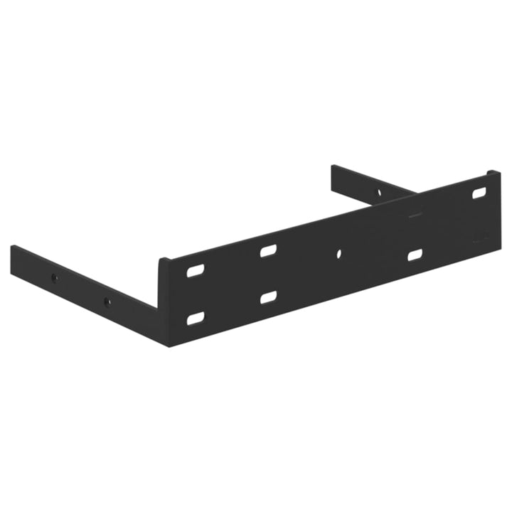 Schweberegal Eichen-Optik Und Weiß 23X23,5X3,8 Cm Mdf Eichefarben Und Weiß