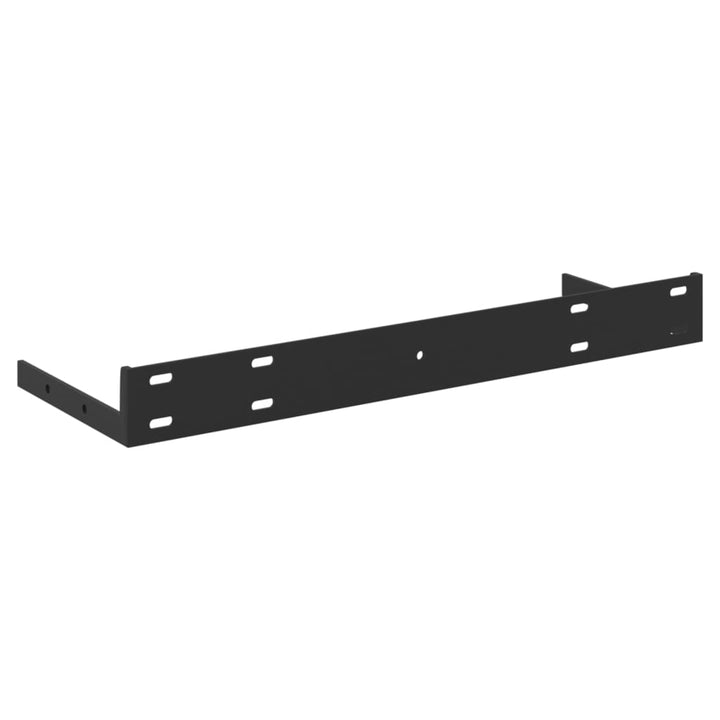 Schweberegal Eichenoptik Und Weiß 40X23X3,8 Cm Mdf Eichefarben Und Weiß