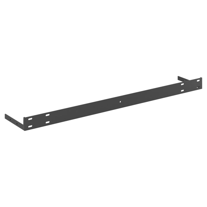 Schweberegale 2 Stk. Eichen-Optik Und Weiß 80X23,5X3,8 Cm Mdf Eichefarben Und Weiß