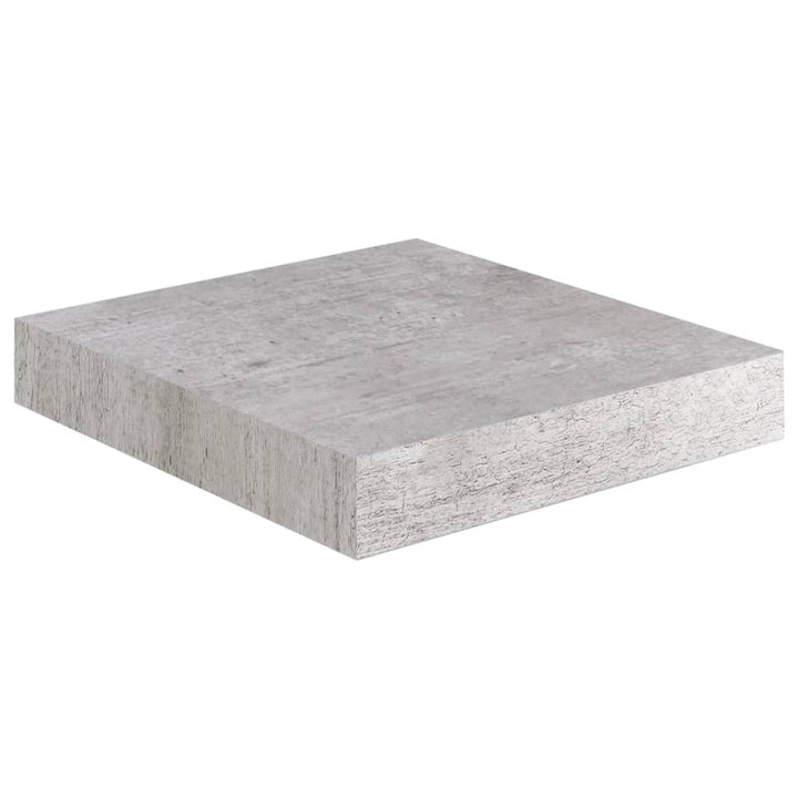 Schweberegale 2 Stk. 23X23,5X3,8 Cm Mdf Betongrau