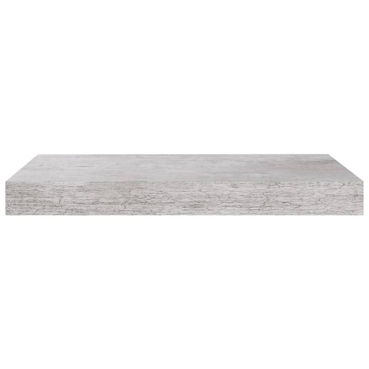 Schweberegale 2 Stk. 40X23X3,8 Cm Mdf Betongrau