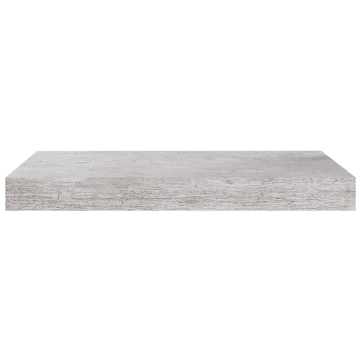 Schweberegale 4 Stk. 40X23X3,8 Cm Mdf Betongrau