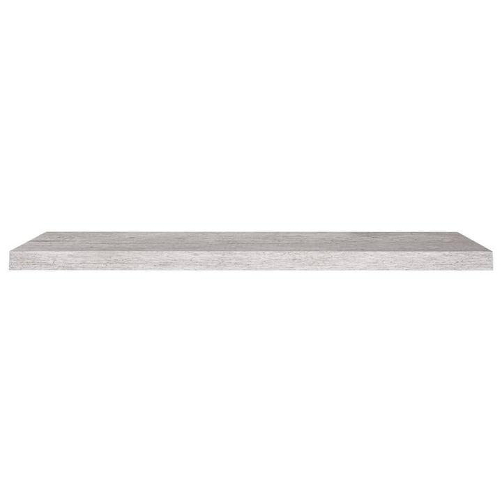 Schweberegale 2 Stk. 90X23,5X3,8 Cm Mdf Betongrau