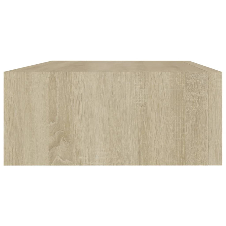 Wandregale Mit Schubladen 2 Stk. N-Optik 40X23,5X10 Cm Mdf Eiche